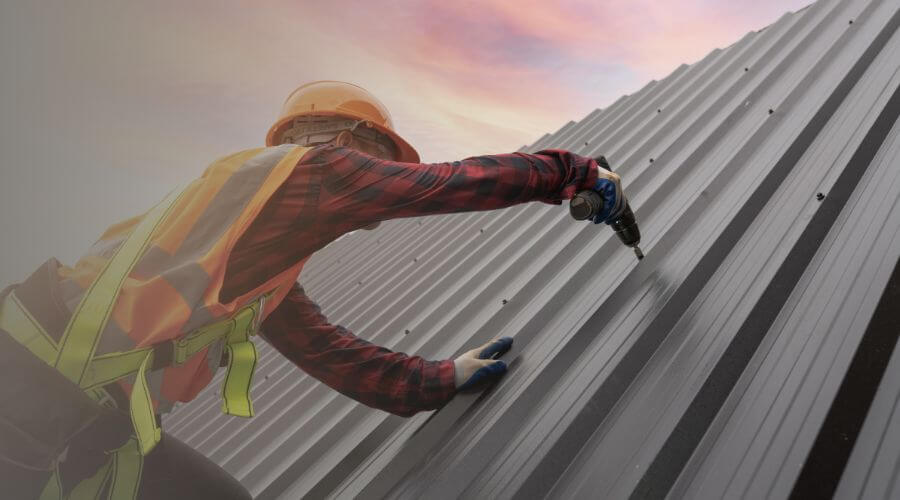 Professional metal roof installation in Bourbon, IN